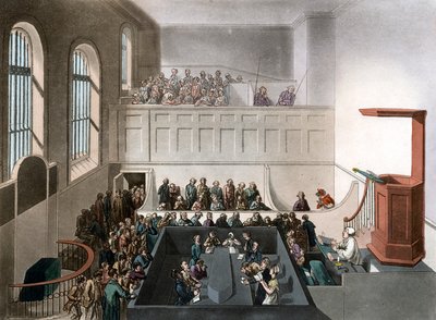 Capela de Newgate de Thomas Rowlandson