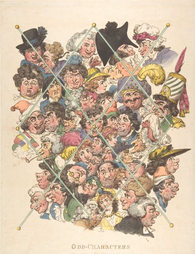 Caracteres estranhos, 16 de fevereiro de 1801., 16 de fevereiro de 1801. de Thomas Rowlandson
