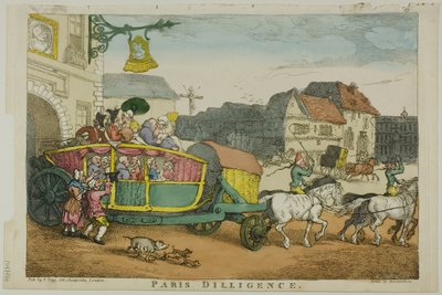 Diligência de Paris de Thomas Rowlandson