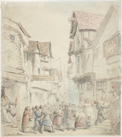 Rua da Pimenta de Thomas Rowlandson