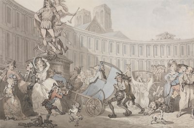 Praça das Vicórias, Paris de Thomas Rowlandson