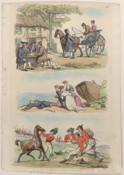 Placa 12, de World in Miniature, 1816., 1816. de Thomas Rowlandson