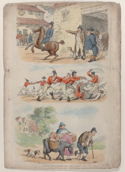 Placa 1, de World in Miniature, 1816., 1816. de Thomas Rowlandson