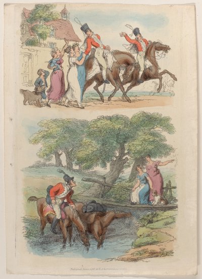 Placa 20, de World in Miniature, 1816., 1816. de Thomas Rowlandson