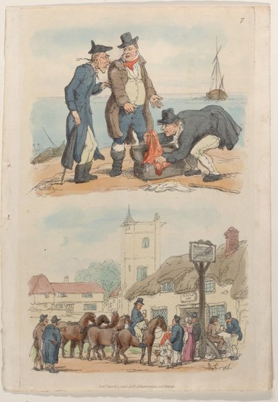 Placa 7, de World in Miniature, 1816., 1816. de Thomas Rowlandson