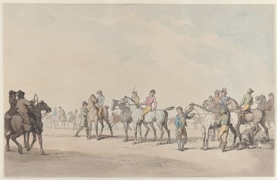 Preparação para a corrida de Thomas Rowlandson