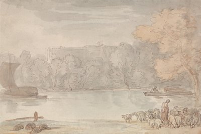 Cena ribeirinha (O Tamisa em Eton) de Thomas Rowlandson