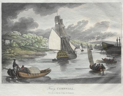 Esboços de Rowlandson da Natureza: Fowey, Cornwall de Thomas Rowlandson