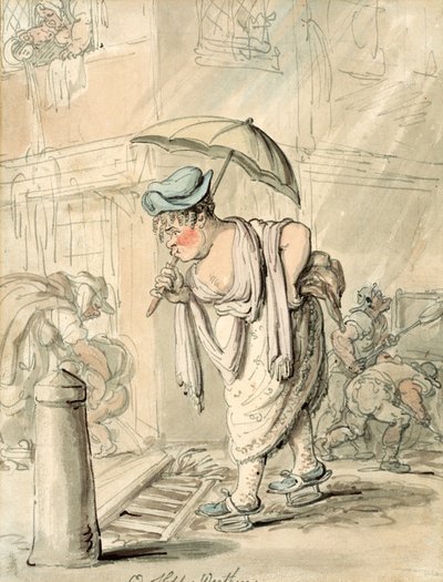 Tempo desleixado triste de Thomas Rowlandson