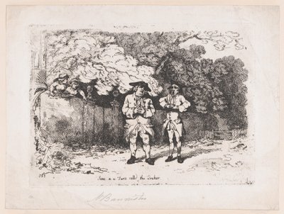 Cena em uma farsa chamada The Quaker, 22 de dezembro de 1783., 22 de dezembro de 1783. de Thomas Rowlandson
