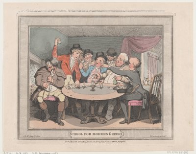 School for Modern Greeks, 10 de maio de 1802., 10 de maio de 1802. de Thomas Rowlandson