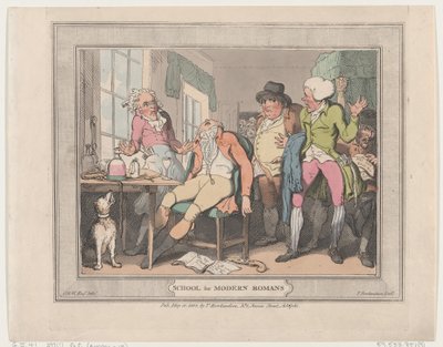 School for Modern Romans, 10 de maio de 1802., 10 de maio de 1802. de Thomas Rowlandson