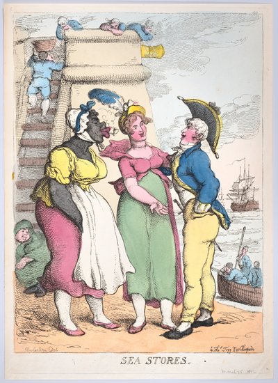 Lojas do Mar, 25 de março de 1812., 25 de março de 1812. de Thomas Rowlandson
