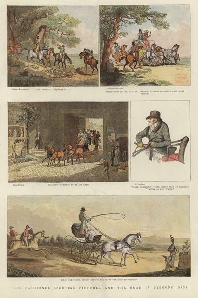 Série de ilustrações equestres de Thomas Rowlandson