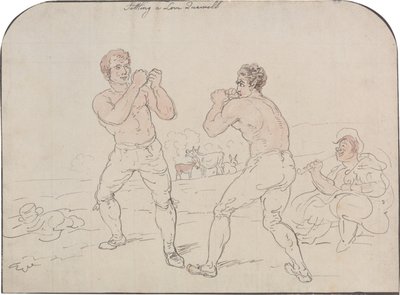 Resolver uma discussão amorosa de Thomas Rowlandson