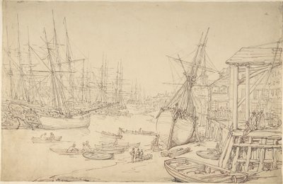 Estaleiro, Greenwich de Thomas Rowlandson