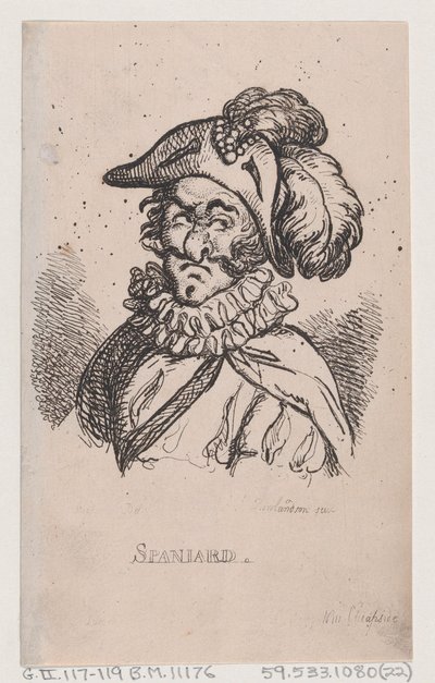 Espanhol, abril de 1808., abril de 1808. de Thomas Rowlandson