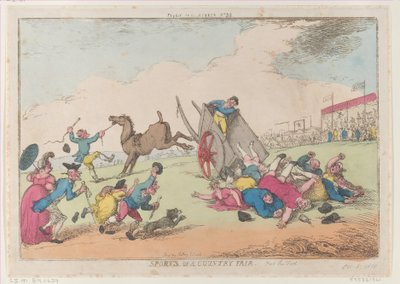 Sports of a Country Fair, Part the First, 5 de outubro de 1810., 5 de outubro de 1810. de Thomas Rowlandson
