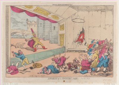 Sports of a Country Fair, Parte III, 5 de outubro de 1810., 5 de outubro de 1810. de Thomas Rowlandson