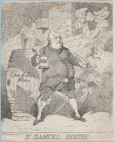 Sr. Samuel House, [1780] reeditado 1786-91., [1780] reeditado 1786-91. de Thomas Rowlandson