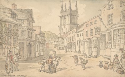 St. Austell, Cornualha, 1780-1827. de Thomas Rowlandson