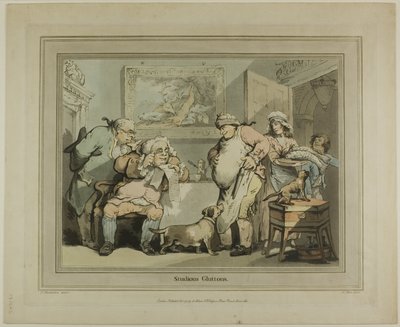 Glutões Estudiosos de Thomas Rowlandson