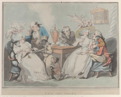 Chá em terra, 1785-94., 1785-94. de Thomas Rowlandson