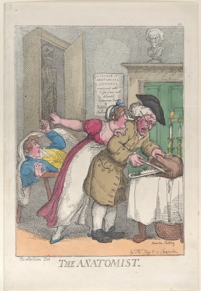The Anatomist, 12 de março de 1811., 12 de março de 1811. de Thomas Rowlandson