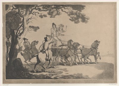 O Ataque, 1º de março de 1791., 1º de março de 1791. de Thomas Rowlandson