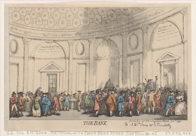 O Banco, Janeiro de 1792., Janeiro de 1792. de Thomas Rowlandson