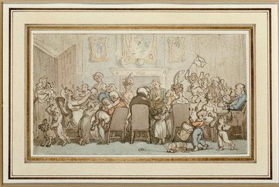 A Família Breedwell, 1807 de Thomas Rowlandson