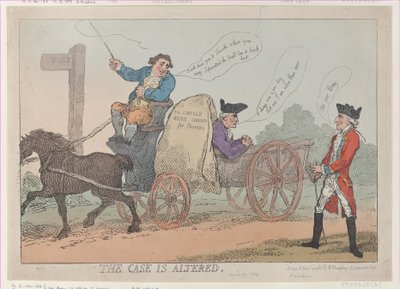 The Case Is Altered, [29 de abril de 1784], republicado., [29 de abril de 1784], republicado. de Thomas Rowlandson