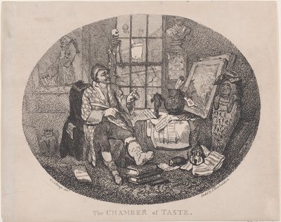A Câmara do Gosto, c. 1785., c. 1785. de Thomas Rowlandson