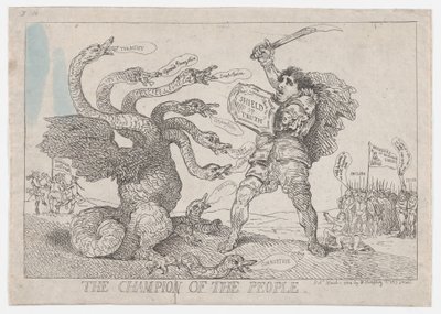 O Campeão do Povo, 11 de março de 1784., 11 de março de 1784. de Thomas Rowlandson
