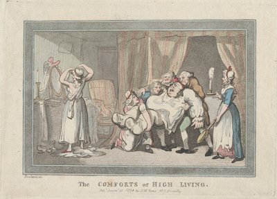 The Comforts of High Living, 16 de dezembro de 1794., 16 de dezembro de 1794. de Thomas Rowlandson