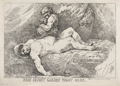 The Covent Garden Night Mare, 20 de abril de 1784., 20 de abril de 1784. de Thomas Rowlandson