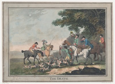A Morte, 1º de fevereiro de 1789., 1º de fevereiro de 1789. de Thomas Rowlandson