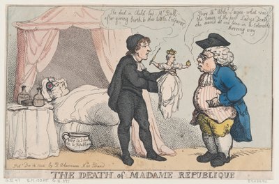 A Morte de Madame Republique, 14 de dezembro de 1804., 14 de dezembro de 1804. de Thomas Rowlandson