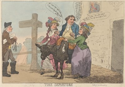 A Partida de Thomas Rowlandson