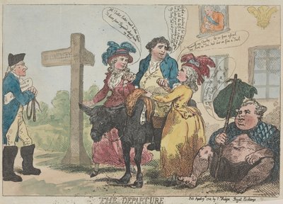 A Partida de Thomas Rowlandson