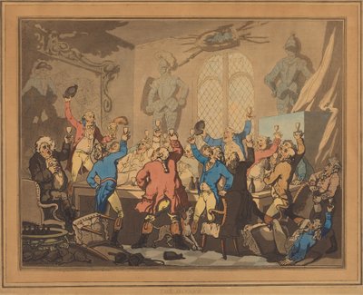 O Jantar de Thomas Rowlandson
