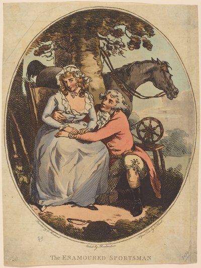 O Desportista Apaixonado de Thomas Rowlandson
