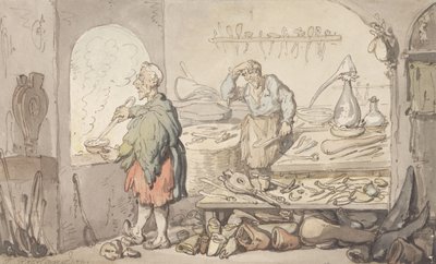 A Fábrica de Vidro de Thomas Rowlandson