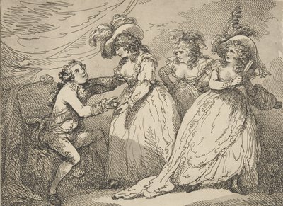 A Maçã Dourada, ou a Paris Moderna, 2 de março de 1785., 2 de março de 1785. de Thomas Rowlandson