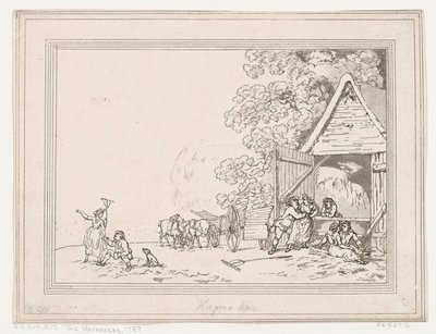 Os Haymakers, 1787., 1787. de Thomas Rowlandson