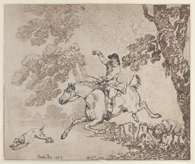 O Caçador de Thomas Rowlandson