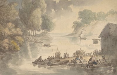 A Pousada no Ford, 1775-1827. de Thomas Rowlandson