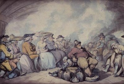 The Irish Steam Packet (lápis, caneta e tinta castanha e aguarela sobre papel) de Thomas Rowlandson