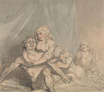 O Maníaco de Thomas Rowlandson