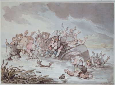 O Mishap, 1806 de Thomas Rowlandson